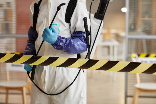 Professional Blood Cleanup technician working in Augusta, ME